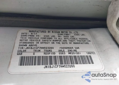 2017 Nissan Rogue Sport Sl from USA, damaged, VIN JN1BJ1CP7HW023260